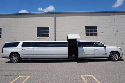 20 passenger limousine exterior