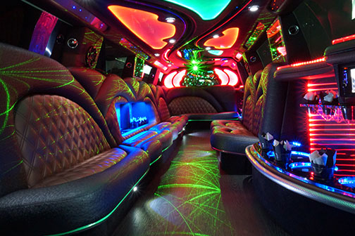 stretch limousine couches
