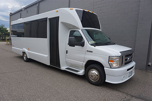 28 passenger party bus exterior