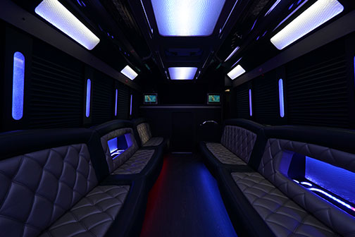 party bus interior